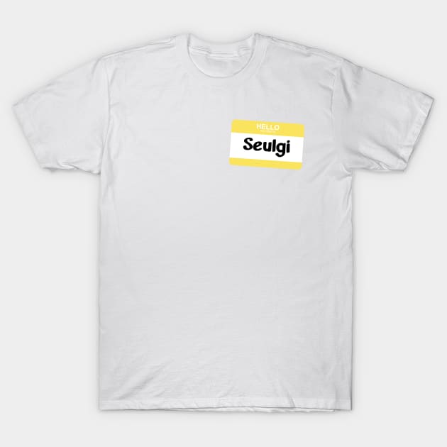 My Bias is Seulgi T-Shirt by Silvercrystal